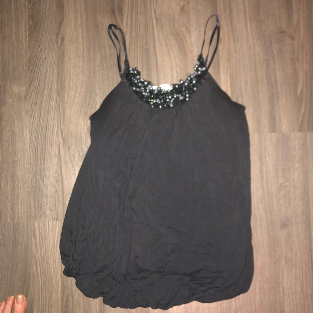 Purple beaded tank